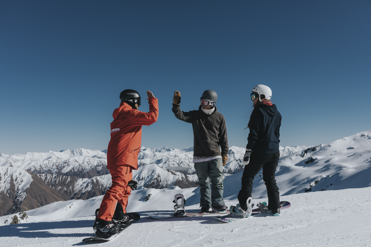 Cardrona ski snowboard lessons winter New Zealand private