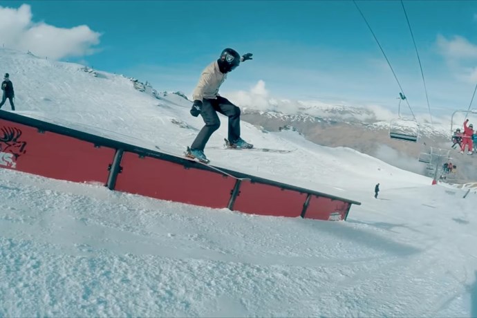 Wacko Wells Go Pro One Line at Cardrona Stag Lane